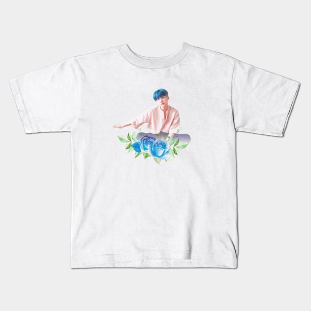 Suga - L version Kids T-Shirt by clairelions